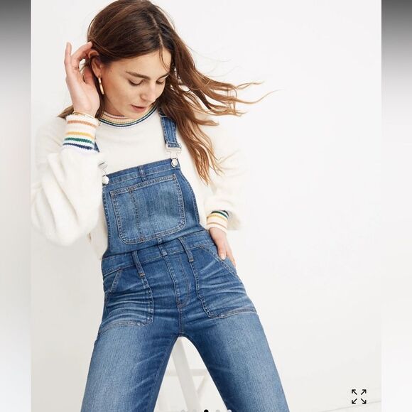Madewell Skinny Overalls in Jansing Wash - Picture 4 of 9